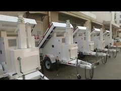 remorque de caméra de sécurité solaire