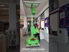 Tour de surveillance de la sécurité routière avec caméra CCTV solaire mobile pour la gestion du trafic