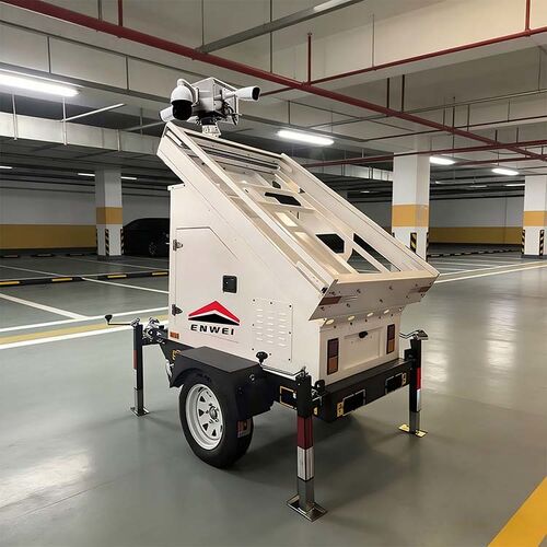 Latest company news about Châssis de remorque de surveillance solaire personnalisé par le client