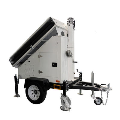 Trailers solaires portables personnalisables Trailers de sécurité solaire avec panneaux solaires 3*400W