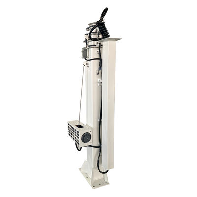Q235 Acier 5m 16ft élévateur électrique Téléscopique Mast Téléscopique motorisé Mast