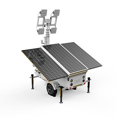 Tour d'éclairage LED solaire américaine standard DC 48V pour l'éclairage de la place de nuit