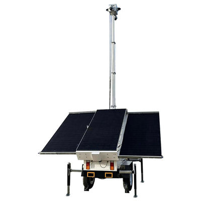 Surveillance mobile Solution de surveillance mobile de télévision par câble solaire