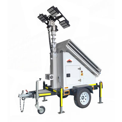 Tour solaire avec panneaux solaires 3*400W