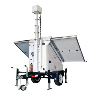 Panneau solaire système de surveillance mobile remorque remorque solaire mobile personnalisable