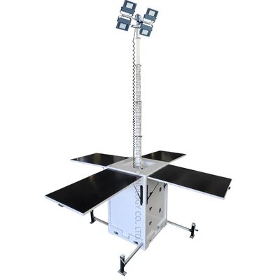 Tour solaire à cube d'énergie nouvelle avec panneaux solaires 4*435W pour l'éclairage d'urgence