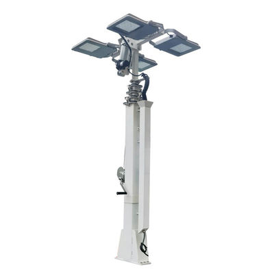 Mast télescopique manuel à hauteur réglable de 19 pieds 6 m pour la remorque solaire