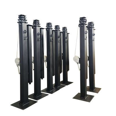 Personnalisé Manuel Mast Caméra de la remorque solaire Mast Pole 6m 19ft 7m 21ft Prix