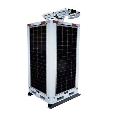 Cube Off Grid Solar System Tower Tour solaire avec 4*230 panneaux solaires Pour les États-Unis