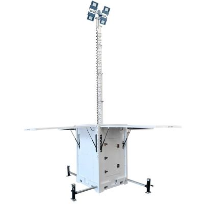 Tour solaire portable à mât élevé à LED