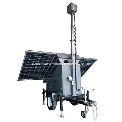 Appareil de surveillance solaire mobile urbain pour le parking de jardin