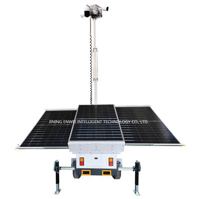 Caméra de sécurité solaire avec caméras pour le parking extérieur