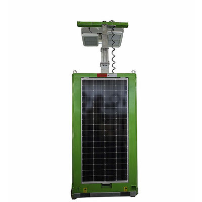 Excellente stabilité Système solaire alimenté à l'énergie Panneau d'énergie Tour lumineuse à LED Cube de lumière solaire pour l'éclairage du parc logistique