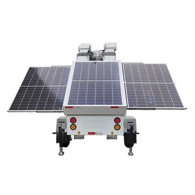 Durable Tour solaire mobile système d'énergie solaire batterie gel LED Light Trailer pour l'éclairage temporaire