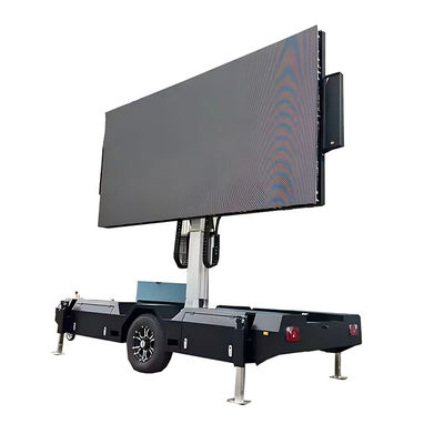 Image en temps réel en extérieur Portable Écran d'affichage à LED Écran publicitaire Trailer pour événement sportif