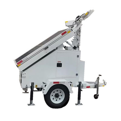 Tour solaire mobile avec 4*100W LED pour l'éclairage des travaux de construction