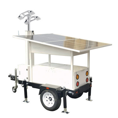 Éclairage solaire portable, trailers montés, lampes à LED DC24V pour l'éclairage des expositions commerciales