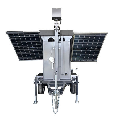 États-Unis Standard Portable Caméra solaire de l' énergie des remorques batterie de gel pour la surveillance du centre d'affaires
