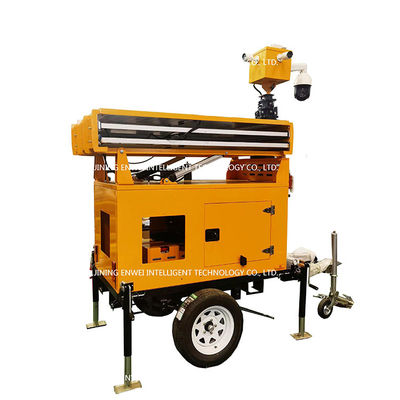 Appareil de surveillance solaire portable pour la surveillance des chantiers de construction