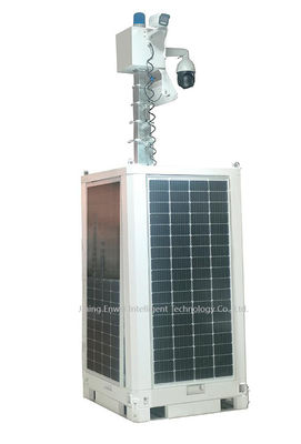 Caméra solaire portable tour de vidéosurveillance