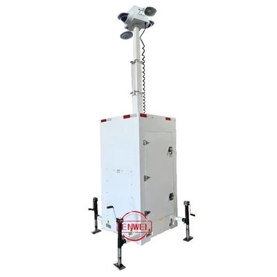 Unité de surveillance mobile avec caméra en cube pour la prévention du vol sur les chantiers de construction