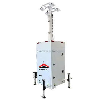 Structure compacte Tournes d'éclairage LED mobiles montées 4*100W