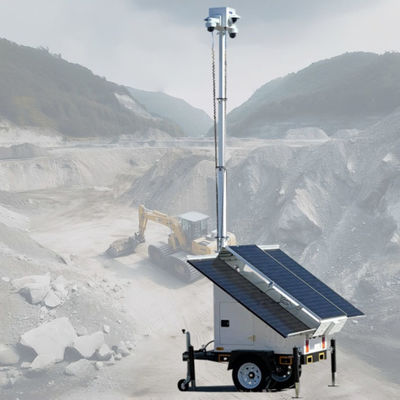 Solution mobile de surveillance par caméra de sécurité pour chantiers de construction