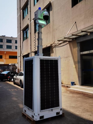 Tour de caméra de surveillance solaire Cube de lumière solaire avec batterie haute puissance