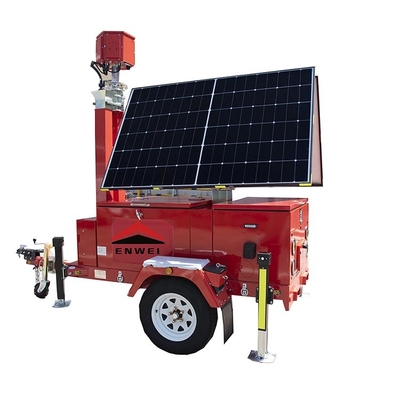 Appareil photo portable pliable alimenté à l'énergie solaire pour la surveillance des parkings