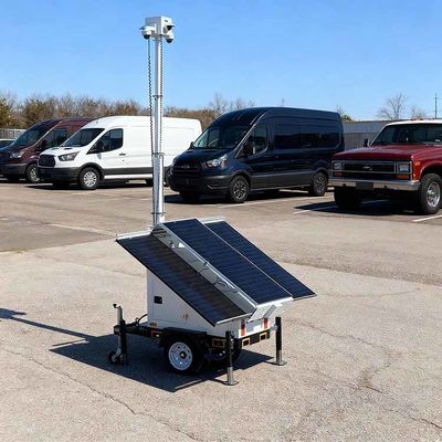 Appareil mobile de surveillance par caméra solaire de surveillance par caméra de surveillance par caméra solaire pour la surveillance des parkings temporaires