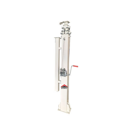 Réglage étendu Mast télescopique Mast pliable pour remorque de sécurité solaire